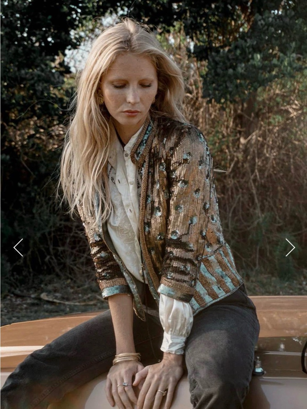 New - Chasing Unicorns sequin jacket -XL